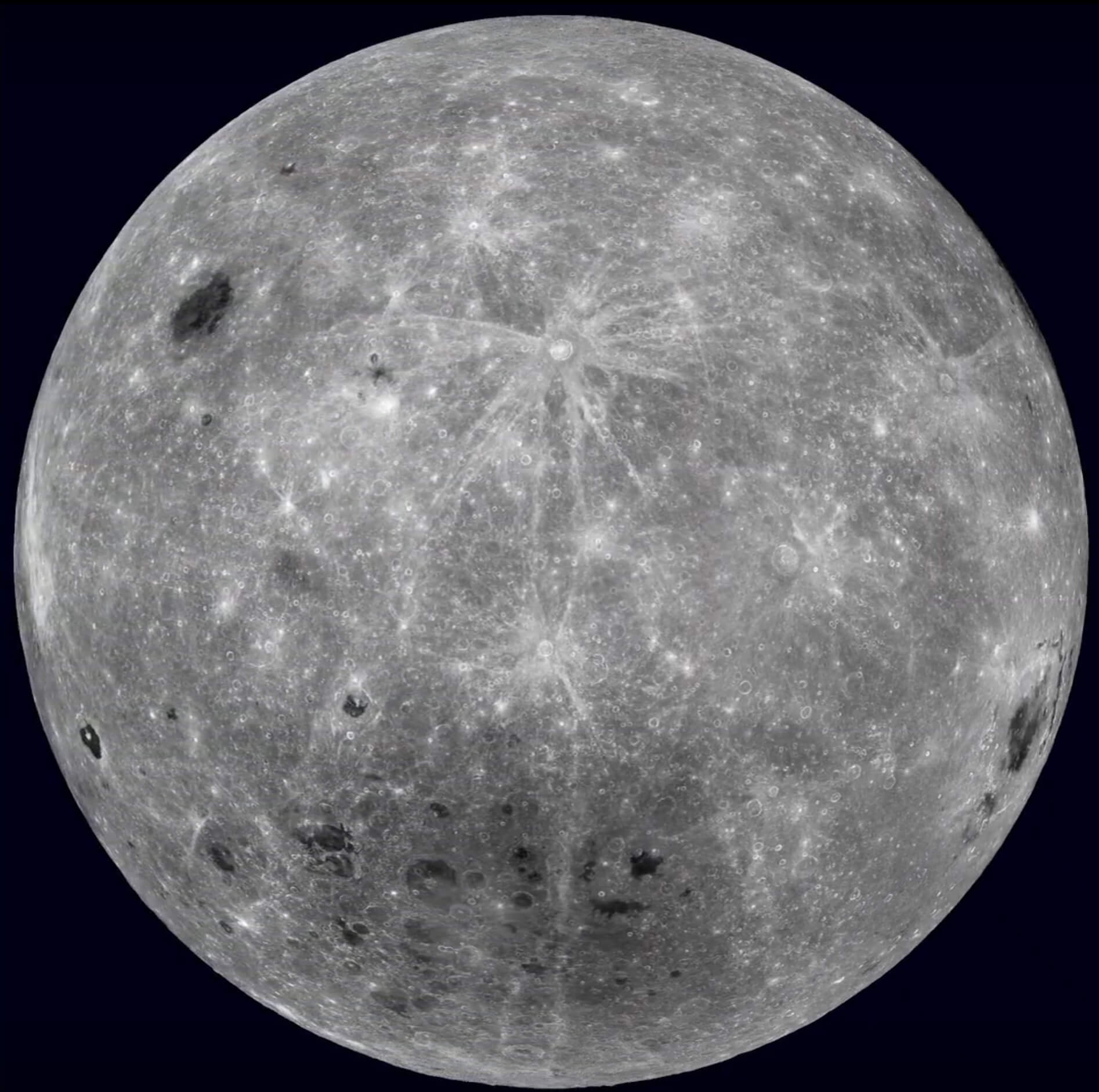 Image of the far side of the Moon