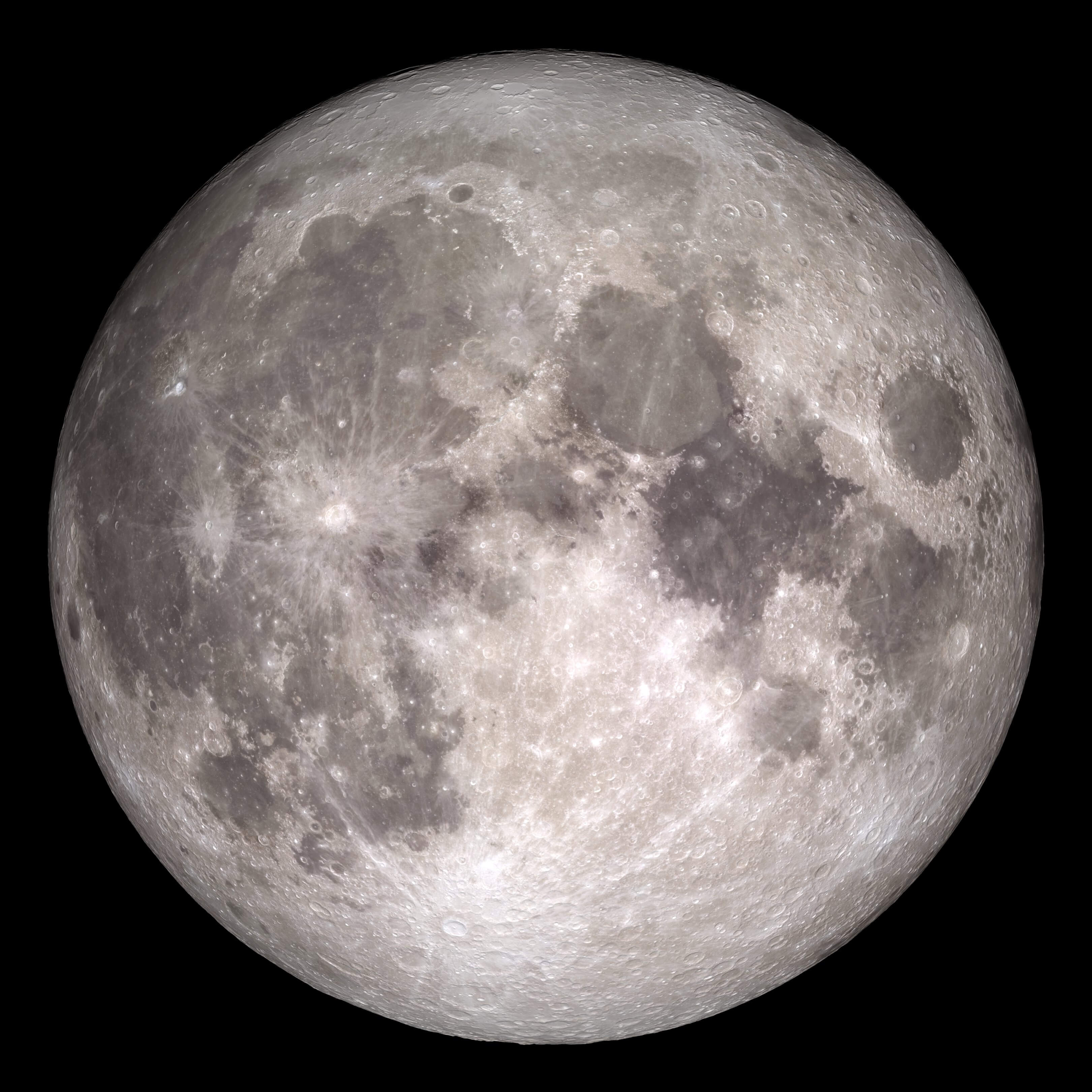 The face of the Moon that we see from Earth.
