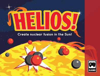 Game box cover for the game Helios.