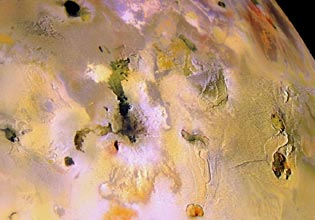 Io during Galileo close flyby