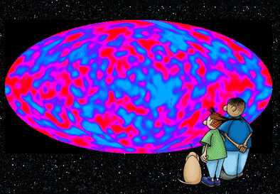 Los Chicos de Space Place ven la radiación cósmica de fondo.