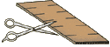 Measure and cut slits in cardboard.