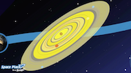 an illustation of the solar system
