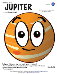 thumbnail image of first page of Jupiter planet mask activity