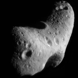 Image of an asteroid.