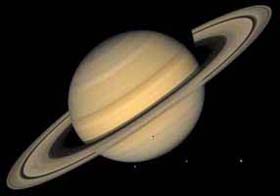 Saturn.  Mouse over swaps with binary image data.