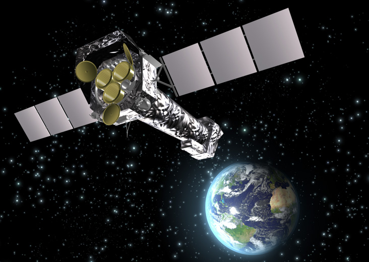 Artist's view of XMM Newton