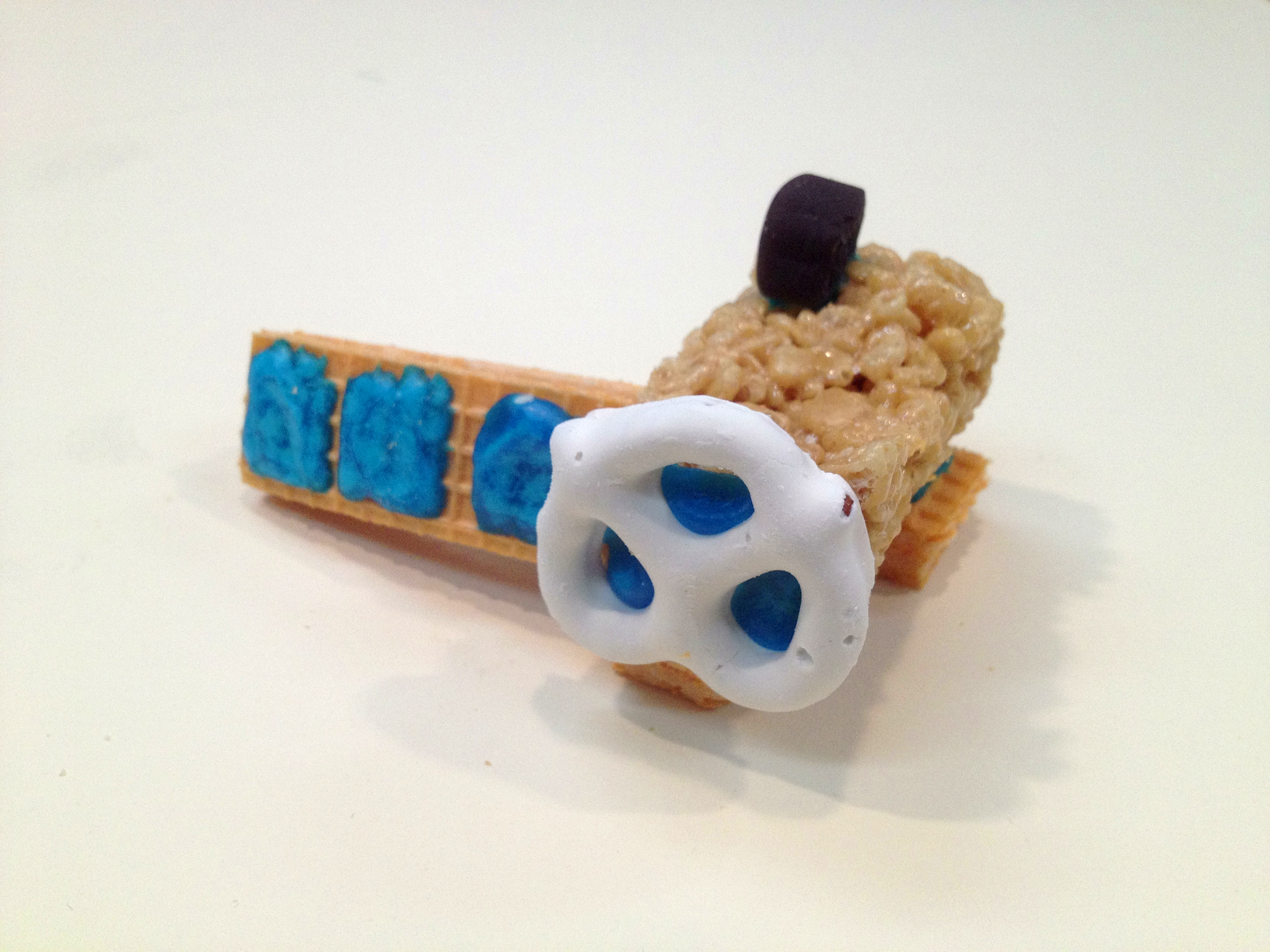 a model satellite built with described supplies.