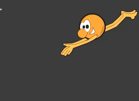 Animation of the formation of an impact crater