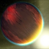 Hot Jupiter: This artwork shows a 