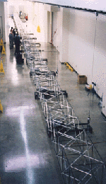Actual mast unfolded