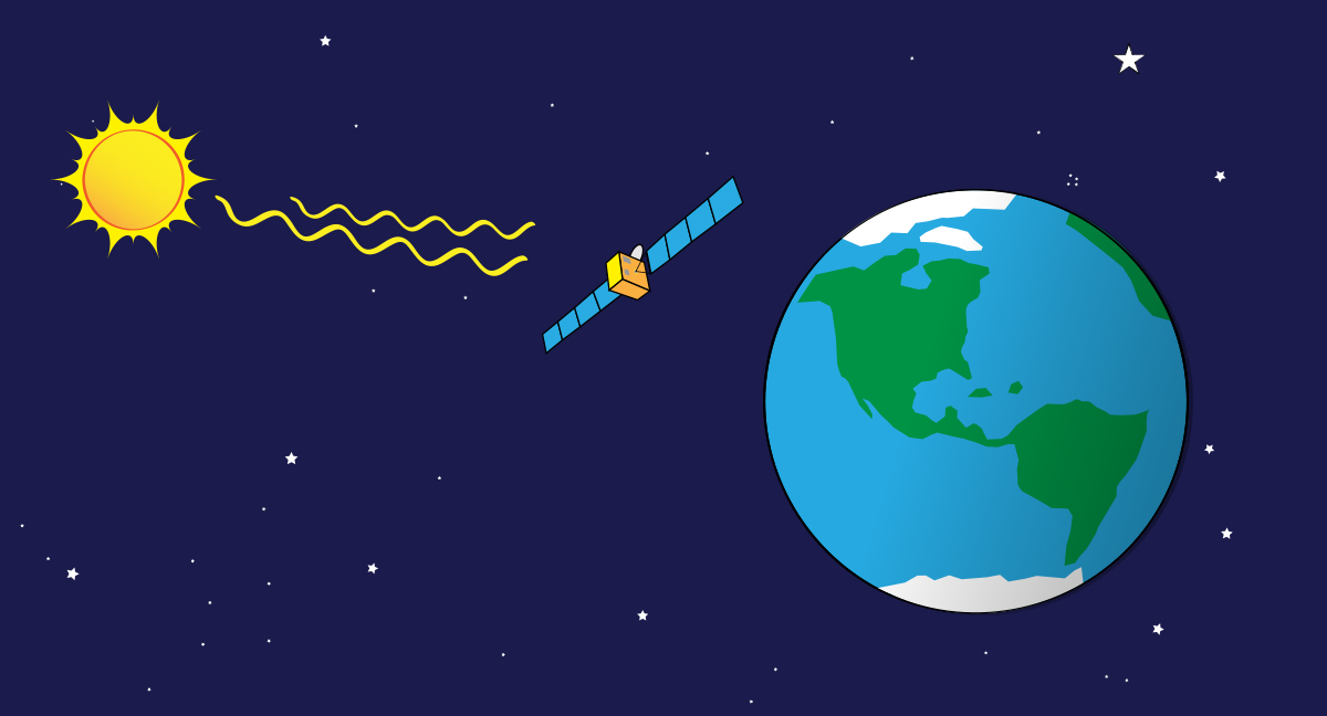 Illustration of solar power.