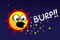 comic of sun burping