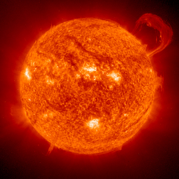 a close up view of the asteroid Ida