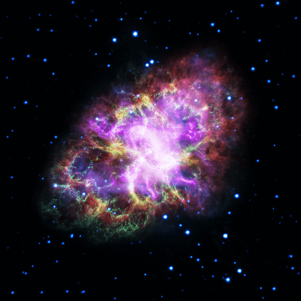 Image of the Crab Nebula.