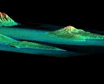 Topography of the Hawaiian Islands.